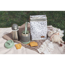 Load image into Gallery viewer, Beaba Thermo Portion Stainless Steel Isothermal Food Container 300 ml (mineral grey/sage green)