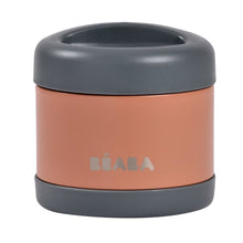 Load image into Gallery viewer, Beaba Thermo Portion Stainless Steel Isothermal Food Container 500 ml (terracotta / mineral grey)