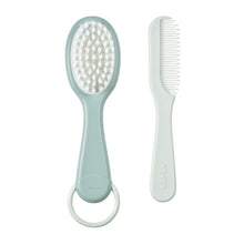 Load image into Gallery viewer, Beaba Baby Brush & Comb - Green Blue