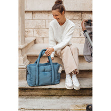 Load image into Gallery viewer, Beaba Paris Puffy Changing Bag - Baltic Blue