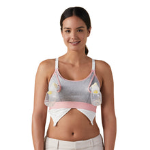 Load image into Gallery viewer, Bravado Designs Clip and Pump Hands-Free Nursing Bra Accessory - Dove Heather with Dusted Peony S