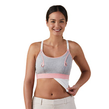 Load image into Gallery viewer, Bravado Designs Clip and Pump Hands-Free Nursing Bra Accessory - Dove Heather with Dusted Peony S