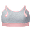 Bravado Designs Clip and Pump Hands-Free Nursing Bra Accessory - Dove Heather with Dusted Peony XL