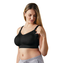 Load image into Gallery viewer, Bravado Designs Body Silk Seamless Nursing Bra - Black XS
