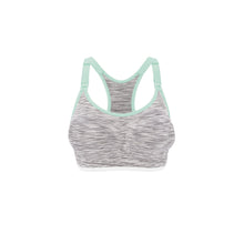Load image into Gallery viewer, Bravado Designs Body Silk Seamless Rhythm Nursing Bra - White Grey Spacedye XL