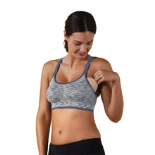 Load image into Gallery viewer, Bravado Designs Body Silk Seamless Rhythm Nursing Bra - Moon River Spacedye L