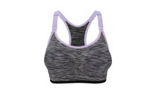 Load image into Gallery viewer, Bravado Designs Body Silk Seamless Rhythm Nursing Bra - Black Spacedye L