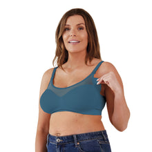 Load image into Gallery viewer, Bravado Designs Body Silk Seamless Sheer Nursing Bra - Midnight Sky M