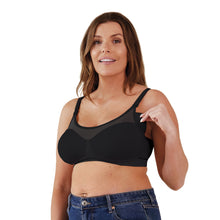 Load image into Gallery viewer, Bravado Designs Body Silk Seamless Sheer Nursing Bra - Black S