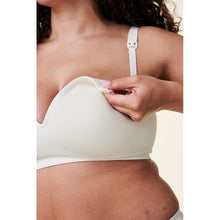 Load image into Gallery viewer, Bravado Designs Plunge Nursing Bra - Antique White L