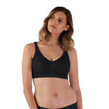 Load image into Gallery viewer, Bravado Designs Body Silk Seamless Nursing Bra - Sustainable - Black L