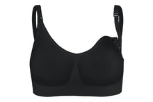 Load image into Gallery viewer, Bravado Designs Body Silk Seamless Nursing Bra - Sustainable - Black XL