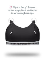 Load image into Gallery viewer, Bravado Designs Clip And Pump Hands-Free Nursing Bra Accessory - Sustainable - Black S