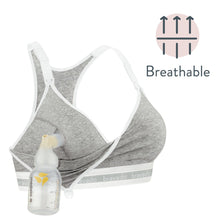 Load image into Gallery viewer, Bravado Designs Original Pumping And Nursing Bra - Sustainable - Dove Heather L