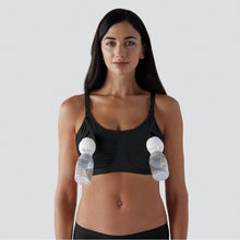 Load image into Gallery viewer, Bravado Designs 2 in 1 Pumping and Nursing Bra - Black L