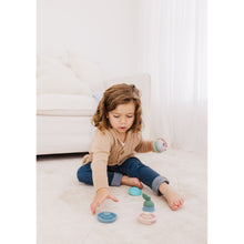 Load image into Gallery viewer, Bubble Silicone Stacking Pear Teether