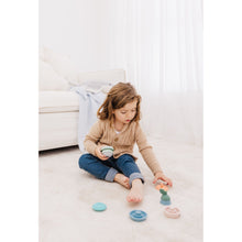 Load image into Gallery viewer, Bubble Silicone Stacking Pear Teether