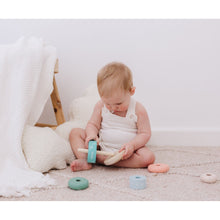 Load image into Gallery viewer, Bubble Wooden Bear Stacking Rings