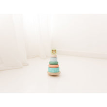 Load image into Gallery viewer, Bubble Wooden Bear Stacking Rings