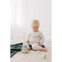 Load image into Gallery viewer, Bubble Wooden Bear Stacking Rings