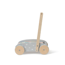 Load image into Gallery viewer, Bubble Wooden Baby Push Cart & Walker with 45 Building Blocks