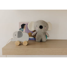 Load image into Gallery viewer, Bubble Wooden Elephant Pull Along Toy