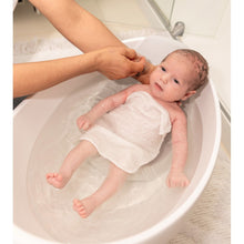 Load image into Gallery viewer, Bubble Cuddle Baby Bath with Bath Seat - White