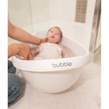 Load image into Gallery viewer, Bubble Cuddle Baby Bath with Bath Seat - White