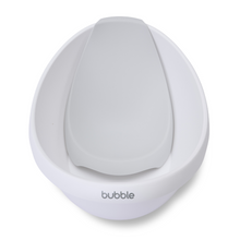 Load image into Gallery viewer, Bubble Cuddle Baby Bath with Bath Seat - White