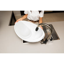 Load image into Gallery viewer, Bubble Cuddle Baby Bath with Bath Seat - White