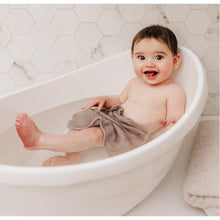 Load image into Gallery viewer, Bubble Cuddle Baby Bath with Bath Seat - White
