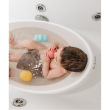 Load image into Gallery viewer, Bubble Cuddle Baby Bath with Bath Seat - White