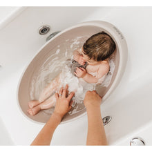 Load image into Gallery viewer, Bubble Cuddle Baby Bath with Bath Seat - Taupe