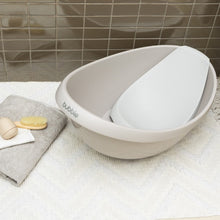 Load image into Gallery viewer, Bubble Cuddle Baby Bath with Bath Seat - Taupe