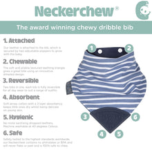 Load image into Gallery viewer, Cheeky Chompers Neckerchew - Preppy Stripes