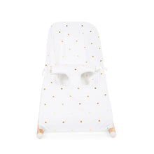 Load image into Gallery viewer, Childhome Evolux Bouncer Cover - Jersey Gold Dots