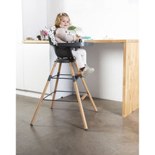 Load image into Gallery viewer, Childhome Evolu Extra Long Legs + Footrest - Natural Anthracite
