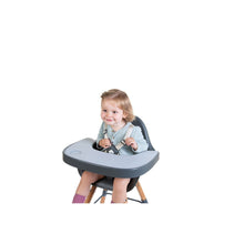 Load image into Gallery viewer, Childhome Evolu Feeding Tray + Silicone Placemat - Anthracite