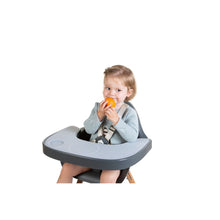 Load image into Gallery viewer, Childhome Evolu Feeding Tray + Silicone Placemat - Anthracite