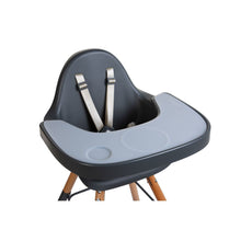 Load image into Gallery viewer, Childhome Evolu Feeding Tray + Silicone Placemat - Anthracite
