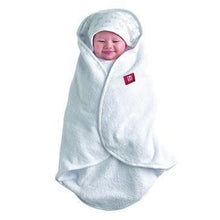 Load image into Gallery viewer, Red Castle Babynomade Bathtime - White/Castle Print