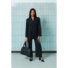 Load image into Gallery viewer, Childhome Mommy Club Signature Nursery Bag - Vegan Leather Black