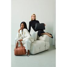 Load image into Gallery viewer, Childhome Mommy Club Signature Nursery Bag - Vegan Leather Black