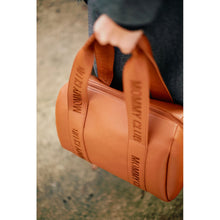 Load image into Gallery viewer, Childhome Mommy Club Signature Nursery Bag - Vegan Leather Brown