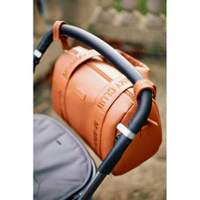 Load image into Gallery viewer, Childhome Mommy Club Signature Nursery Bag - Vegan Leather Brown