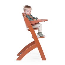 Load image into Gallery viewer, Childhome Evosit High Chair and Feeding Tray - Rust