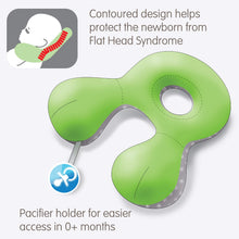 Load image into Gallery viewer, Benbat Travel Friends Total Support Headrest 0-12mths - Frog