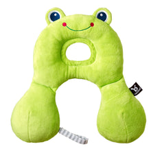 Load image into Gallery viewer, Benbat Travel Friends Total Support Headrest 0-12mths - Frog