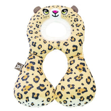 Load image into Gallery viewer, Benbat Travel Friends Savannah Total Support Headrest 1-4yrs - Leopard