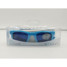 Load image into Gallery viewer, Koolsun Flex Baby Sunglasses - Aqua Grey 0-3 yrs